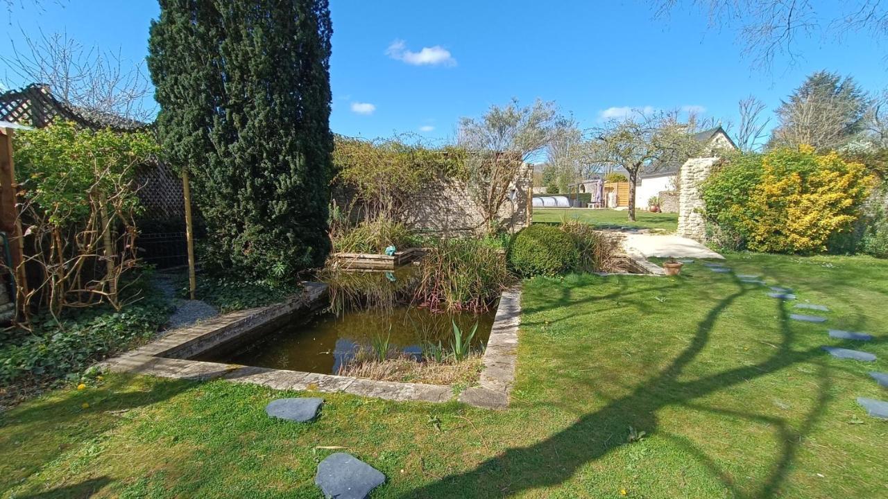 Gite 4 Personnes Avec Piscine Et Bain Nordique Proche Des Plages Du Debarquement Le Manoir  Exterior foto