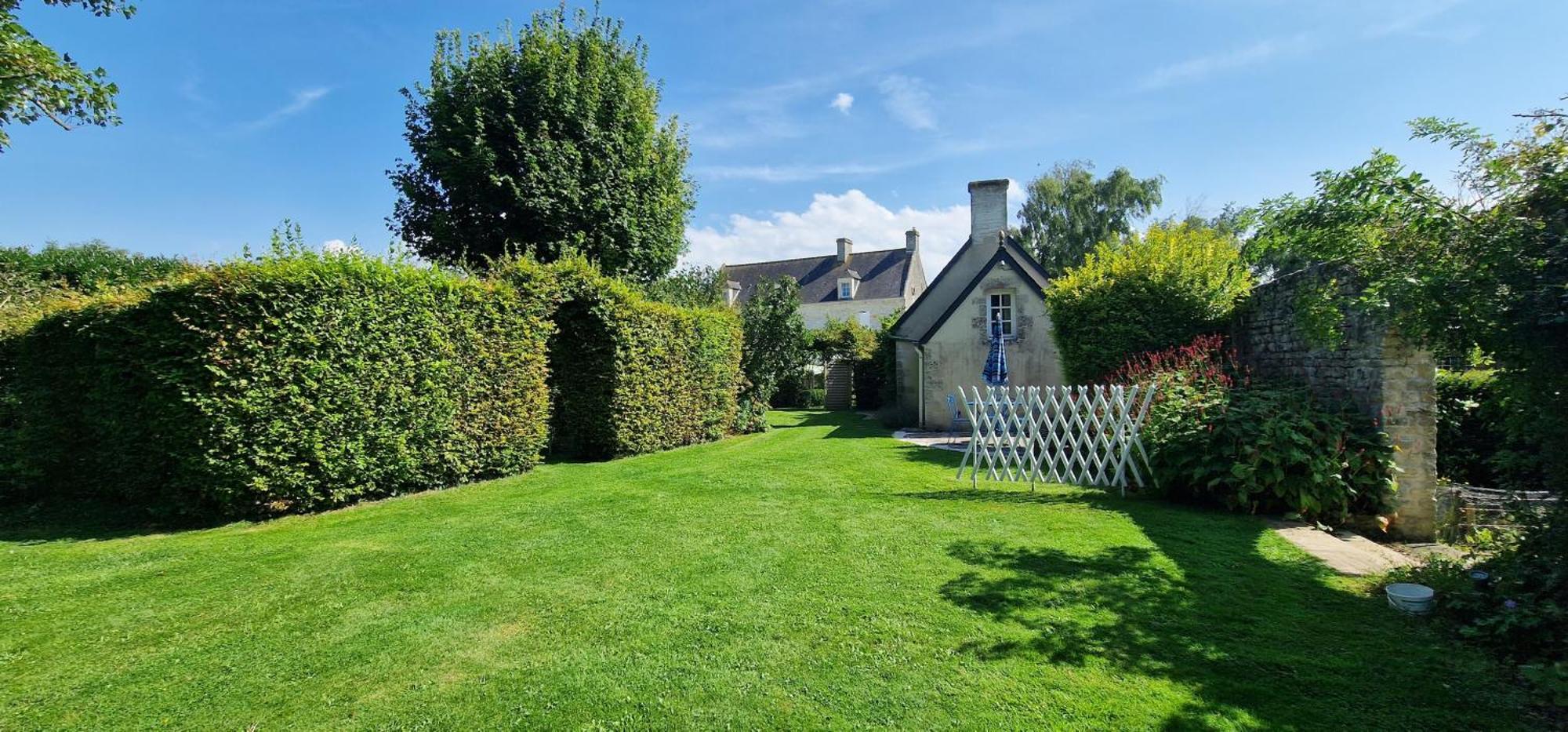 Gite 4 Personnes Avec Piscine Et Bain Nordique Proche Des Plages Du Debarquement Le Manoir  Exterior foto